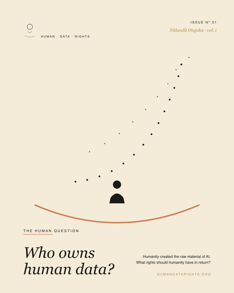Issue 01 — Who owns human data?